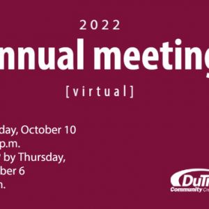 2022 DUTRAC ANNUAL MEETING